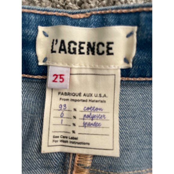 NEW L'agence Womens Stretch Skinny Ankle Denim‎ Jeans sz 25 - Picture 6 of 6